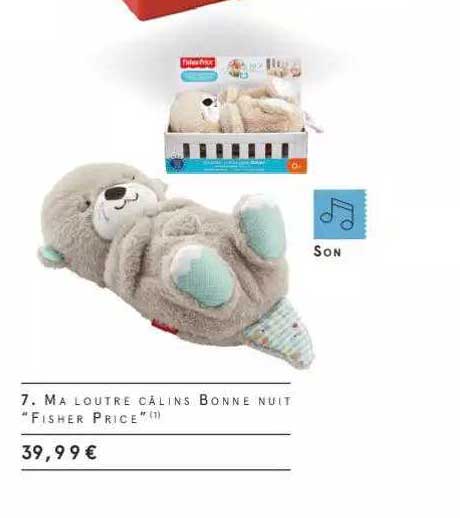 ma loutre-câlins bonne nuit "fisher price"
