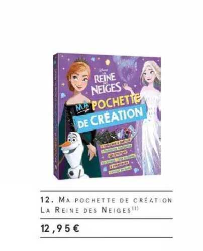 ma pochette de création la reine des neiges