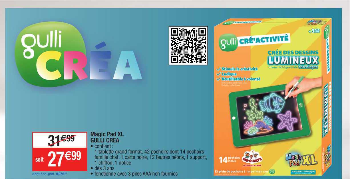 magic pad xl gulli crea