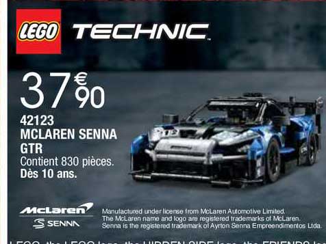 mclaren senna lego technic