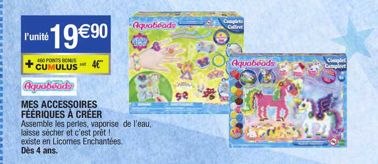 mes accessoires féériques à créer aquabeads