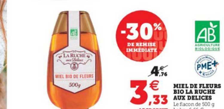 miel de fleurs bio la ruche aux délices