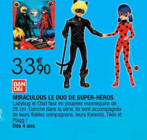 miraculous le duo de super-héros bandai