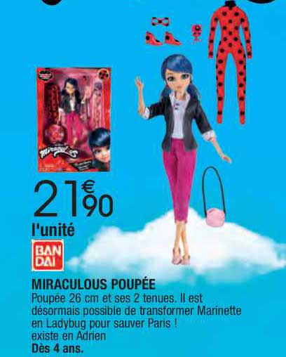 miraculous poupée bandai