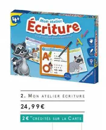 mon atelier écriture