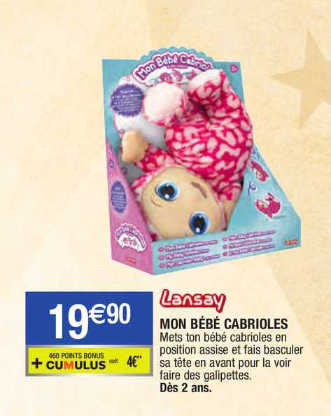 mon bébé cabrioles lansay