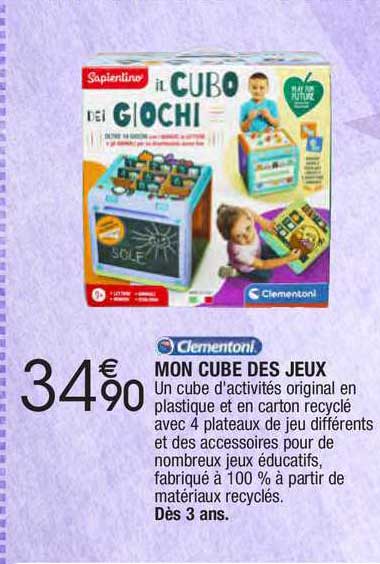 Mon Cube Des Jeux Clementoni