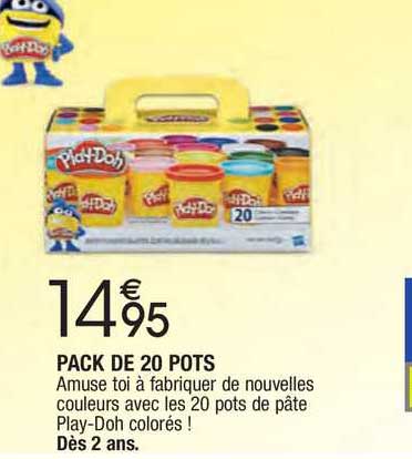 pack de 20 pots