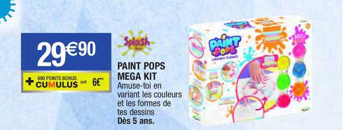 paint pops méga kit splash