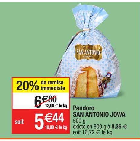 Pandoro San Antonio Jowa