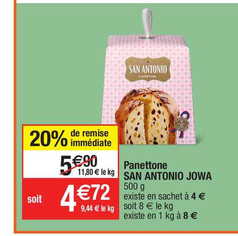 panettone san antonio jowa