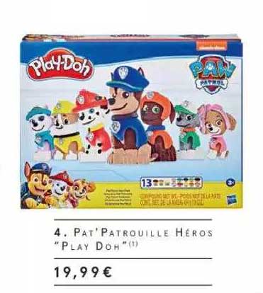 pat' patrouille héros "play doh"