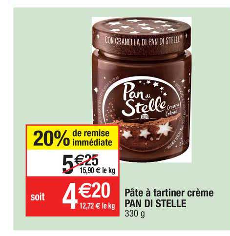 Pâte à Tartiner Crème Pan Di Stelle