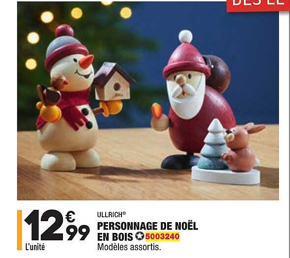 personnage de noël en bois ullrich®