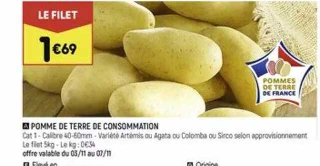 Pomme De Terre De Consommation