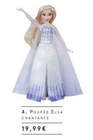 poupée elsa chantante