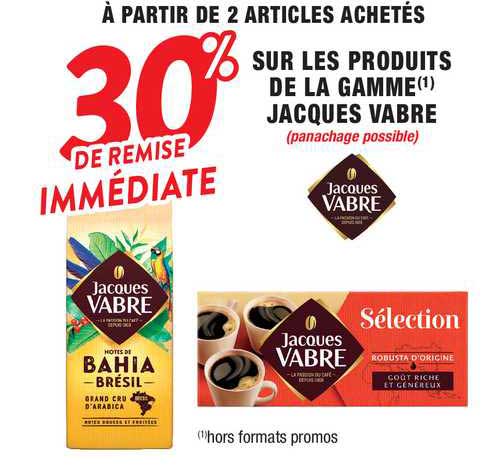 produits de la gamme jacques vabre