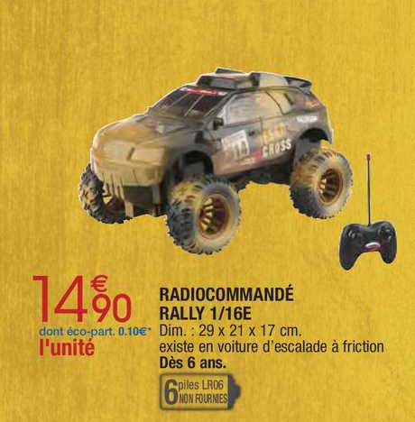 radiocommandé rally 1-16e