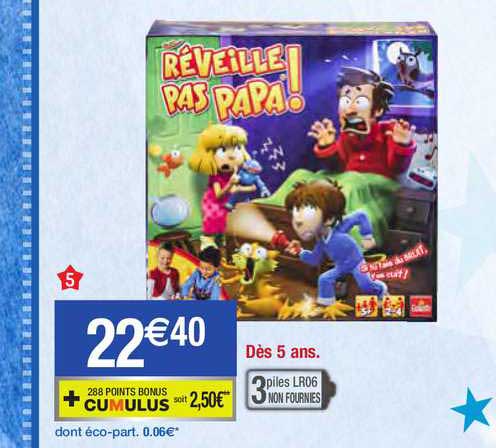 réveille pas papa !