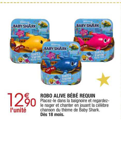 robo alive bébé requin
