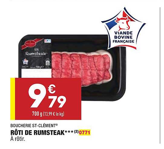 rôti de rumsteak boucherie st-clément®