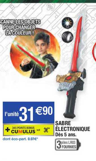 sabre électronique