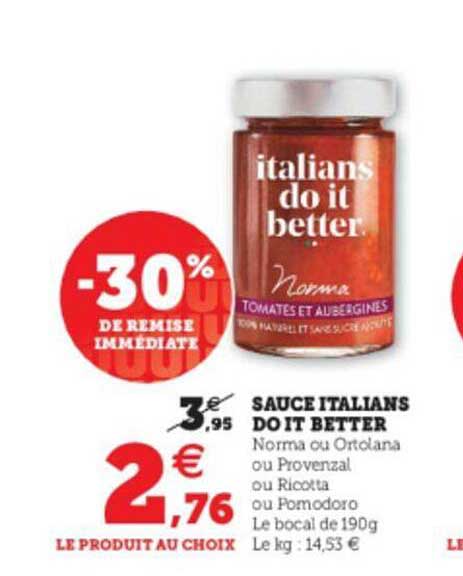 sauce italians doit better