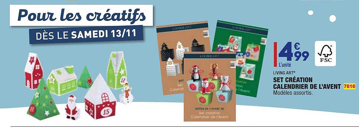 set création calendrier de l'avent living art®