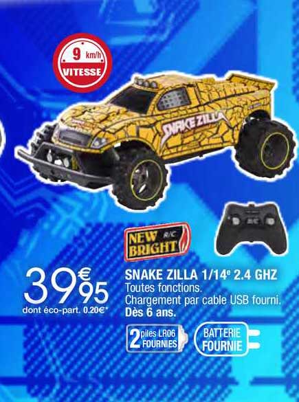 snake zilla 1-14" 2.4 ghz