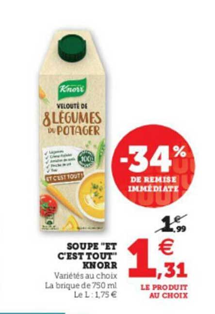 soupe et c'est tout knorr