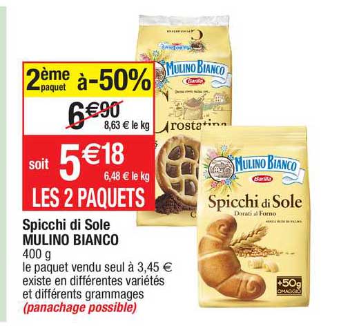 spicchi di sole mulino bianco