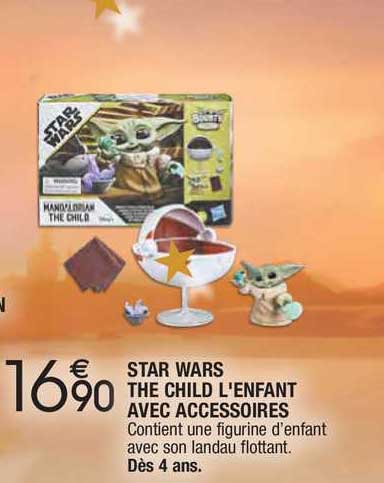 star wars the child l'enfant avec accessoires