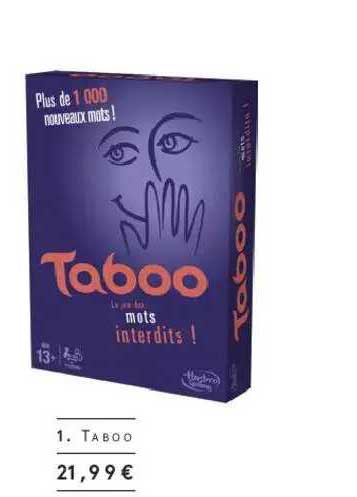 taboo hasbro gaming