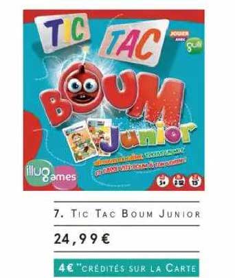 tic tac boum junior