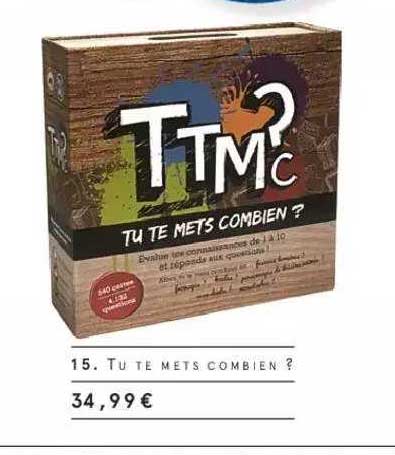 tu te mets combien ?