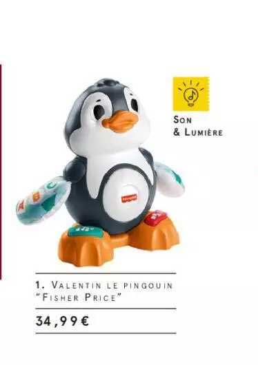 valentin le pingouin "fisher price"
