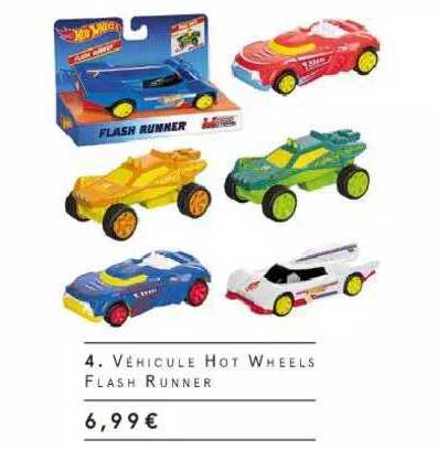véhicule hot wheels flash runner