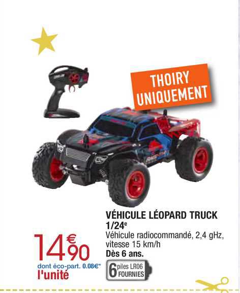 véhicule léopard truck 1-24e