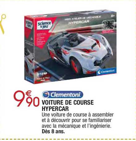 Voiture De Course Hypercar Clementoni