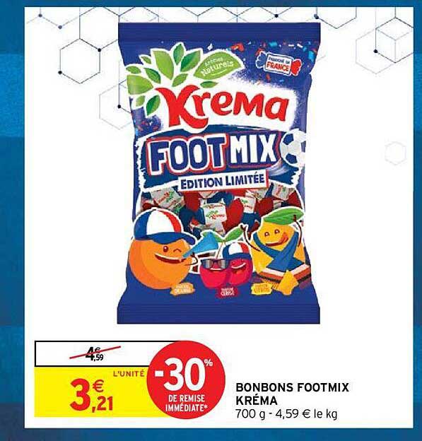 Bonbons Footmix Kréma