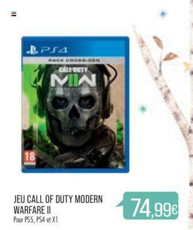 jeu call of duty modern warfare II