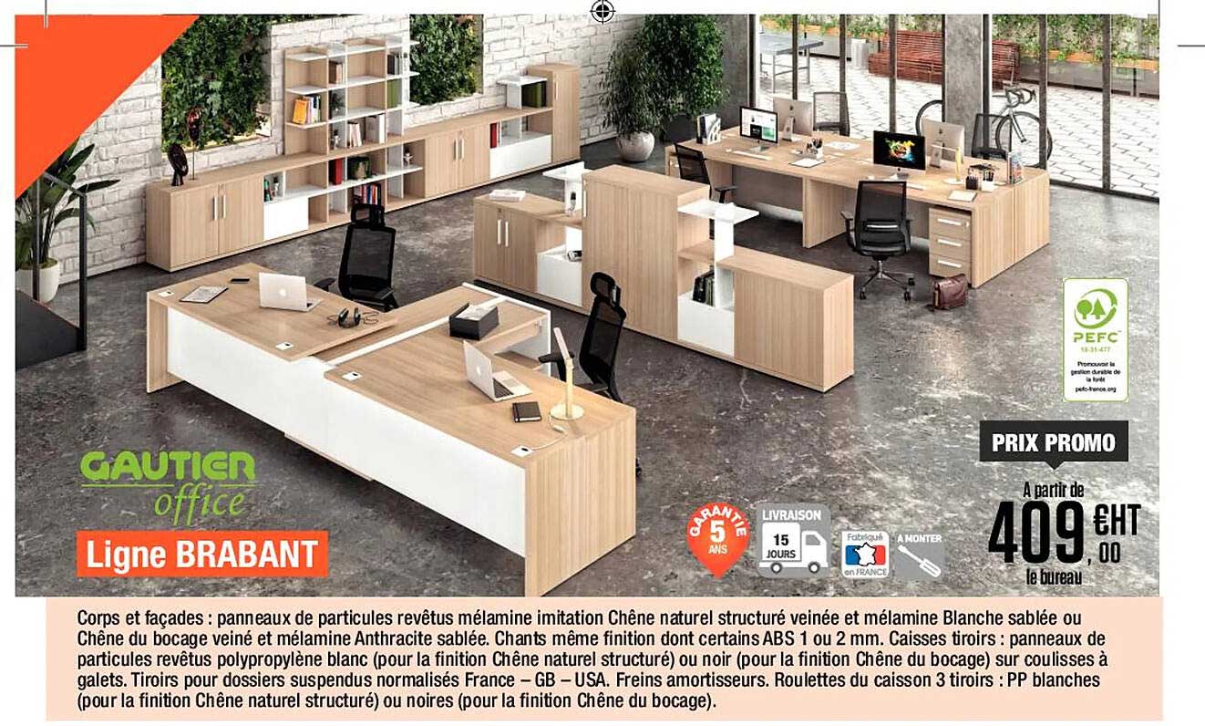 ligne bratant gautier office