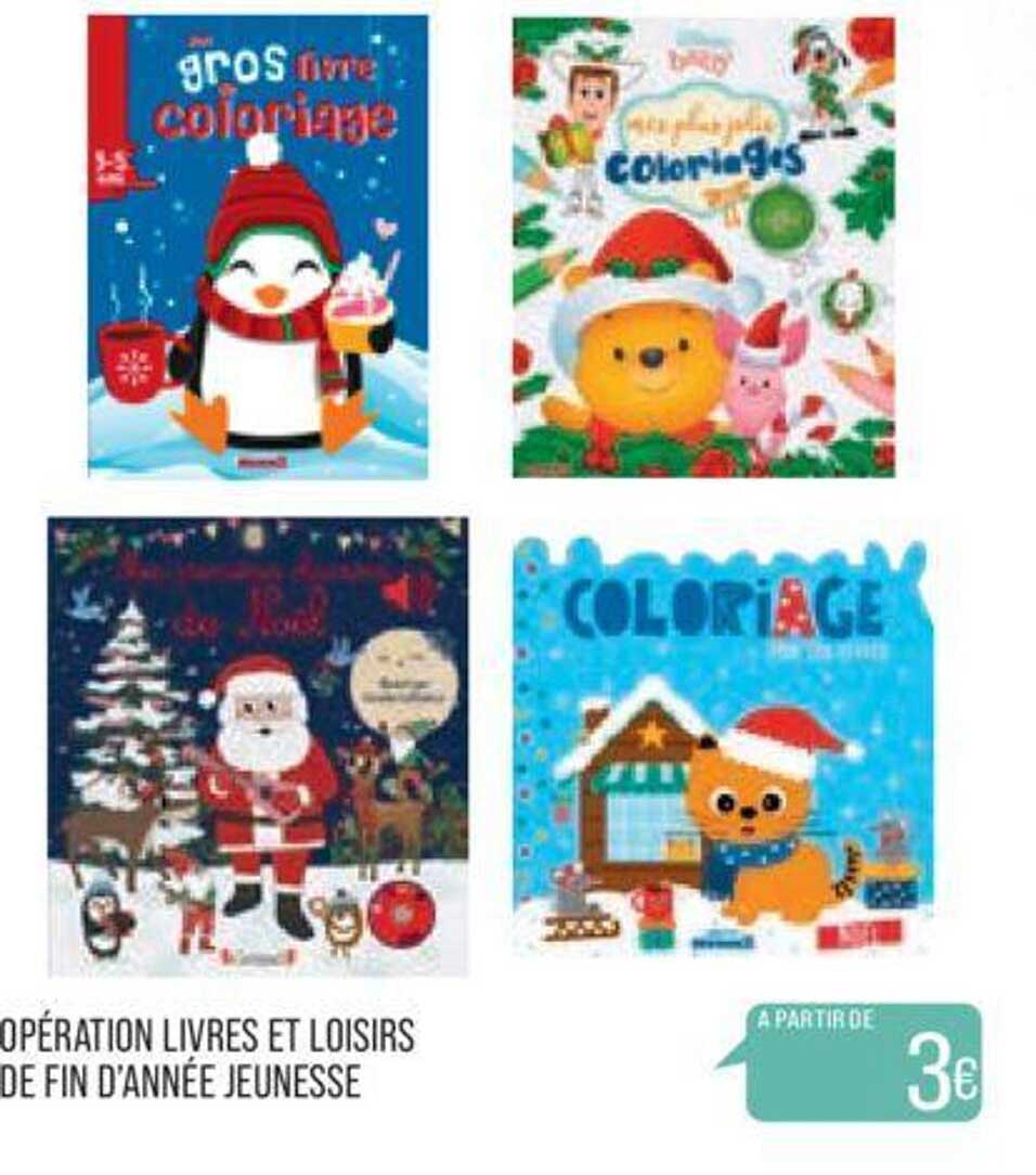 opérations livres et loisirs de fin d'année jeunesse