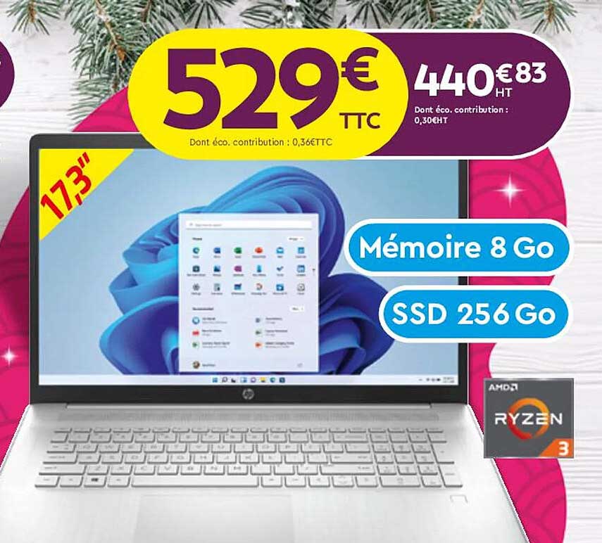 Pc Portable 17,3" Hp