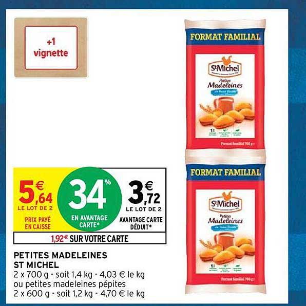 petites madeleines st michel