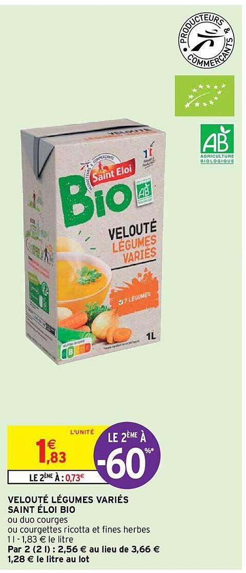 velouté légumes variés saint éloi bioi