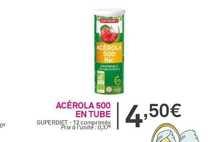 Acérola 500 En Tube Superdiet