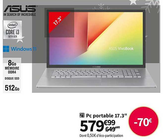 Asus Pc Portable 17.3"