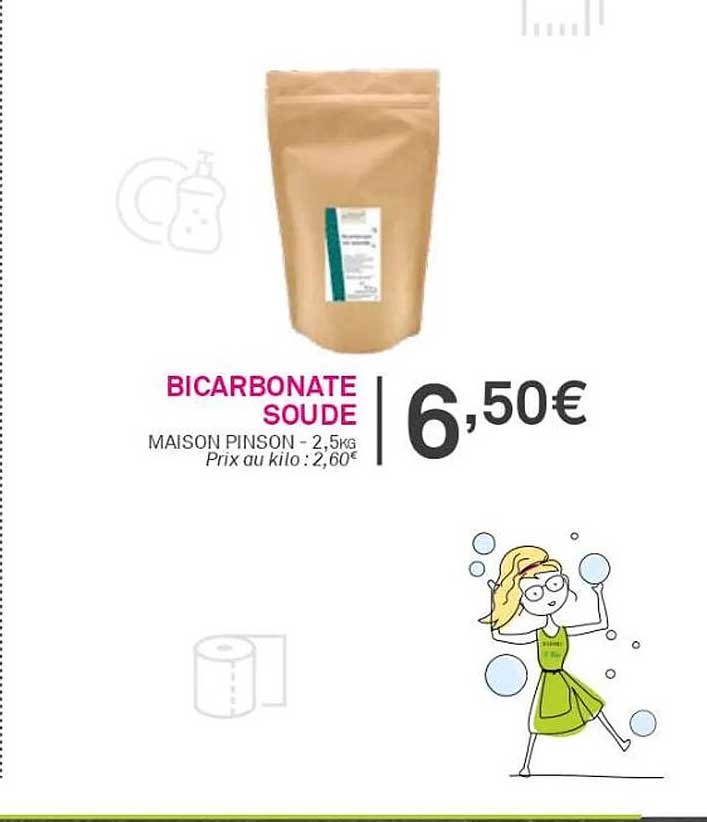bicarbonate soude maison pinson