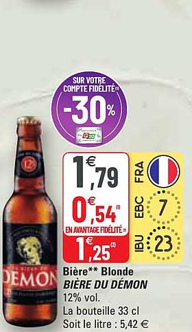 Bière Blonde Bière Du Démon